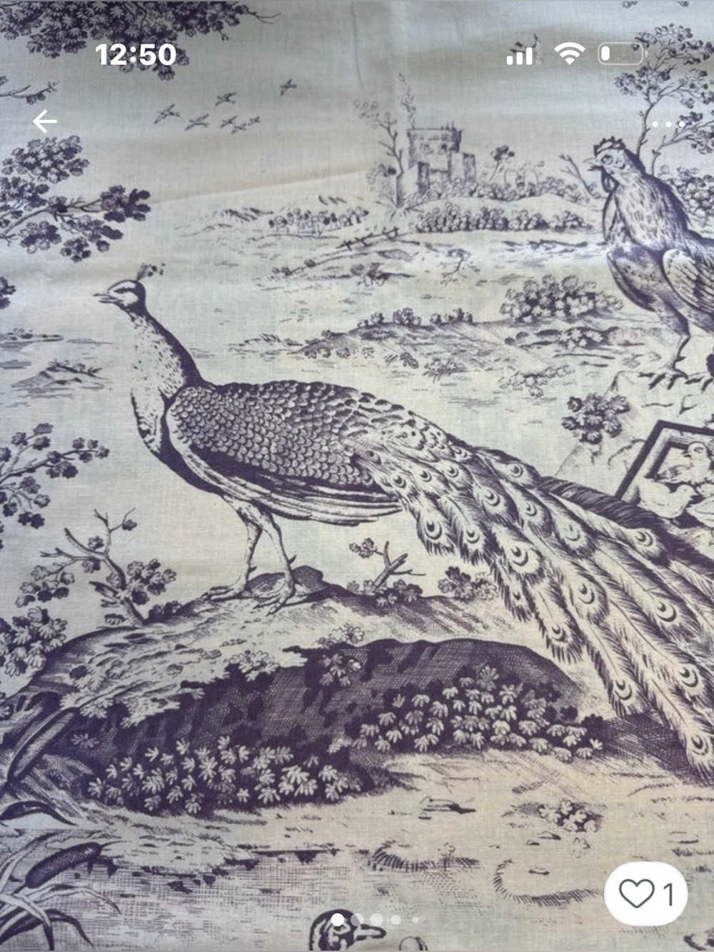 Williamsburg Reserve Jones Toile by Greef Scenic Cotton Screen Print Fabric